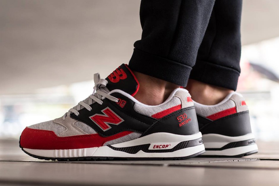 new balance 530 noir et rouge